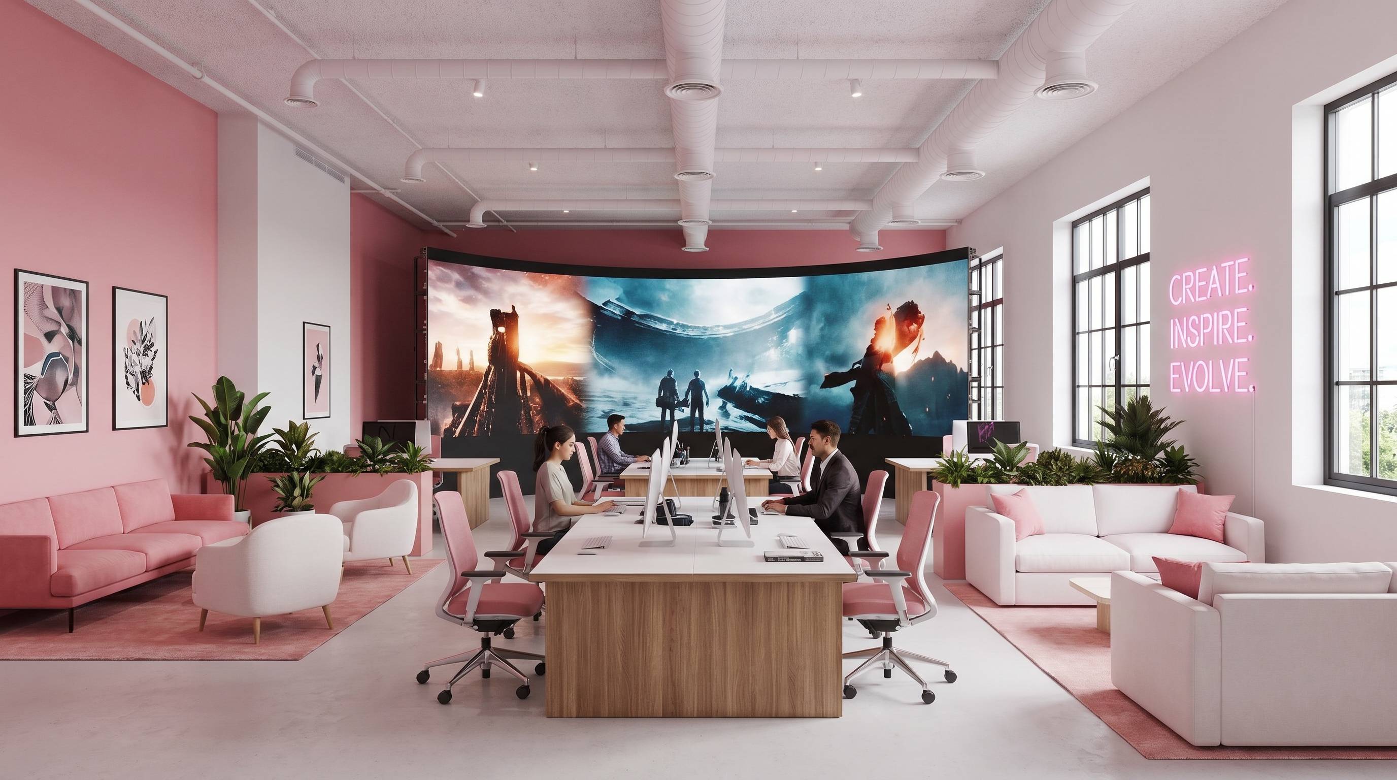 福利姬传媒公司办公环境