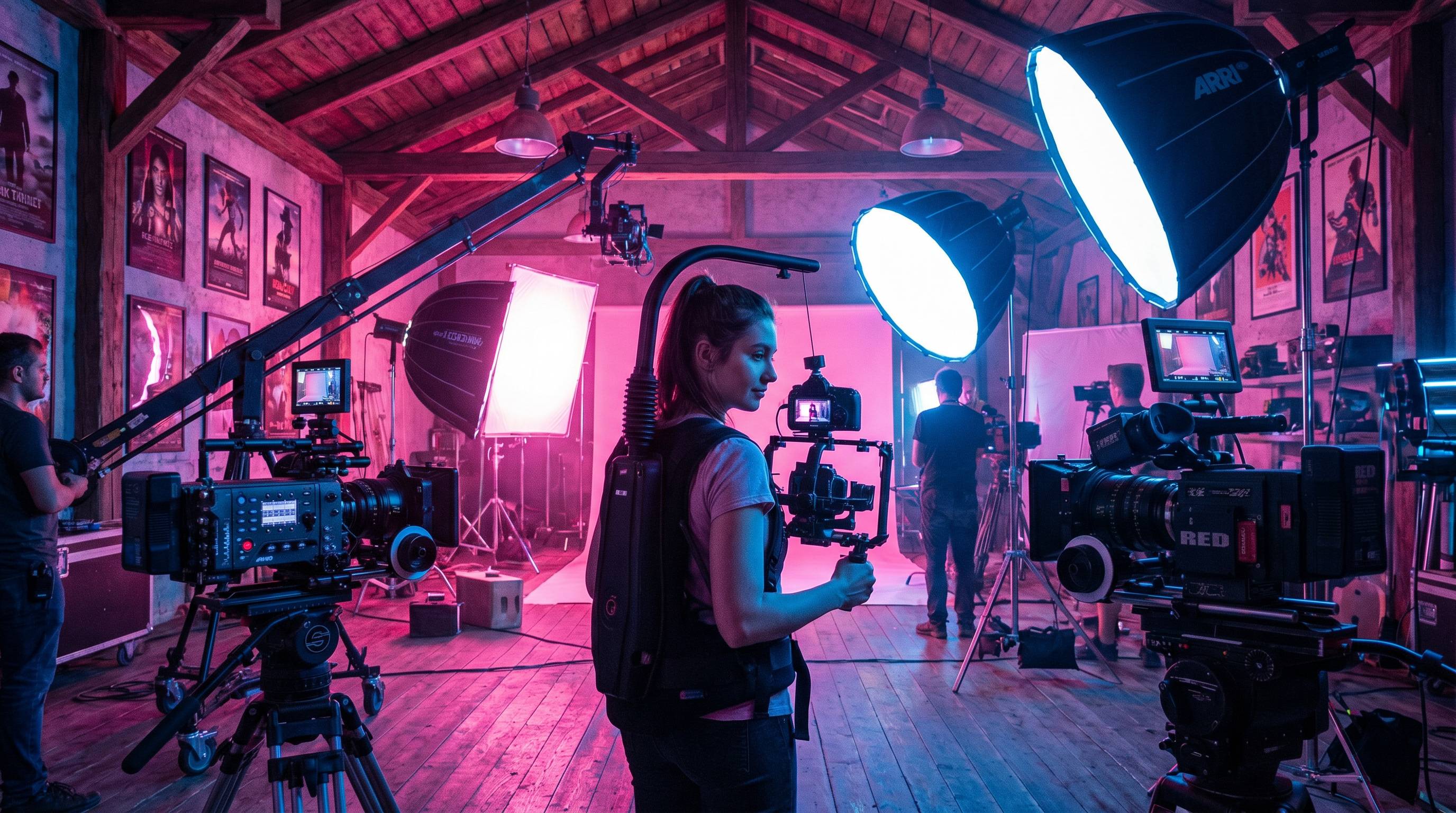 福利姬视频演示：专业影棚布光与拍摄技巧